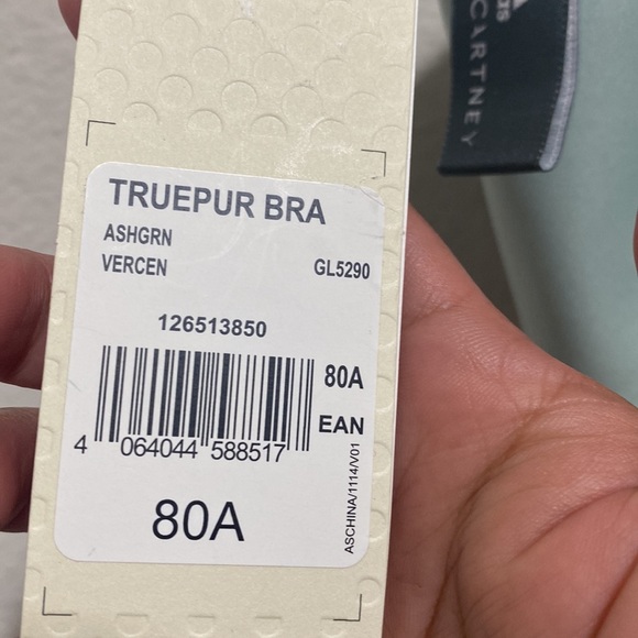 ADIDAS STELLA McCartney TRUEPURSE
Medium Support Bra-Ash green size 36A - Picture 4 of 8